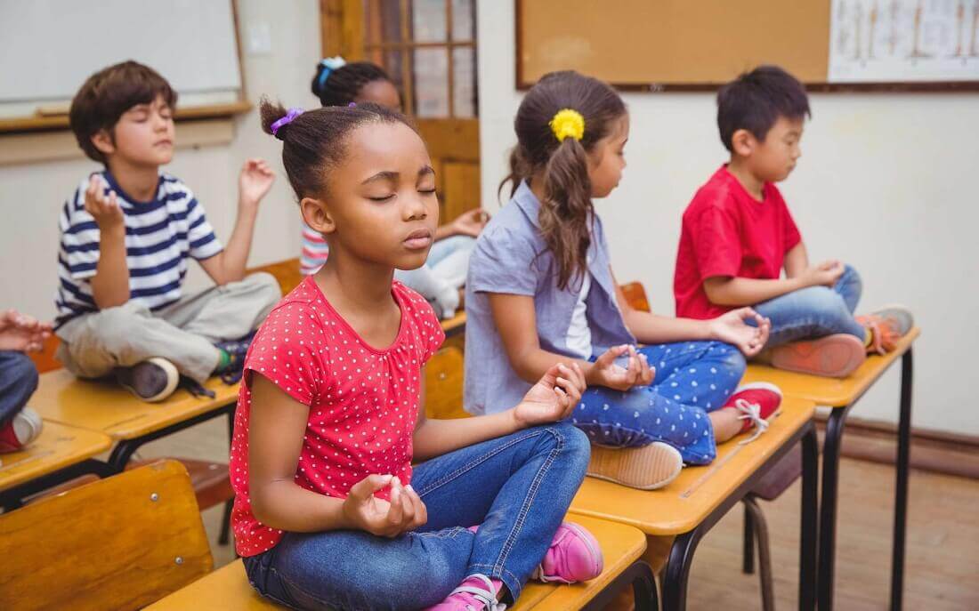 méditation en classe