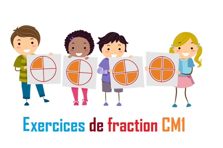 exercices de fraction cm1