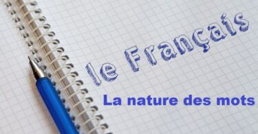 la nature des mots