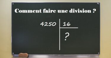 Comment faire une division
