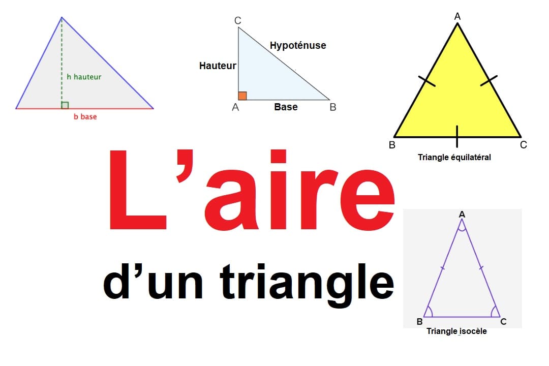 Comment calculer l'aire d'un triangle sans connaître sa hauteur ?