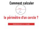 comment calculer le périmètre d'un cercle