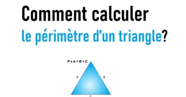 Comment calculer le périmètre d’un triangle