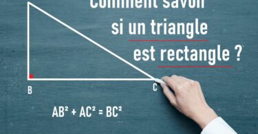 Comment savoir si un triangle est rectangle ?
