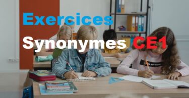 exercices synonymes ce1