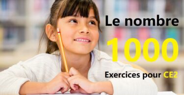 le nombre 1000 exercices CE2