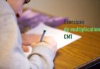 Exercices de multiplication CM1