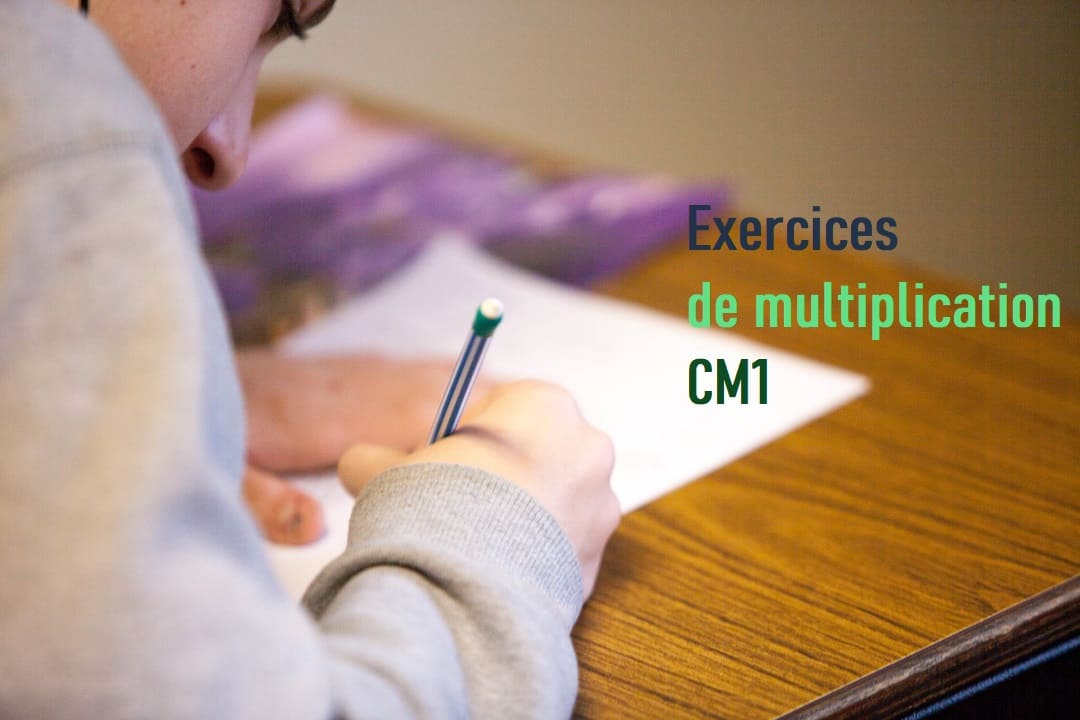 Exercices de multiplication CM1