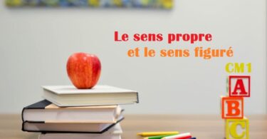 Le sens propre et le sens figuré CM1