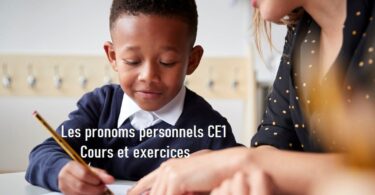 Les pronoms personnels CE1
