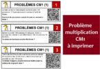 Problème multiplication cm1 à imprimer