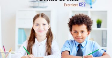 exercices sur familles de mots CE2