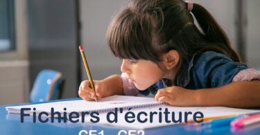 fichier écriture ce1