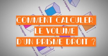 Comment calculer le volume d'un prisme droit
