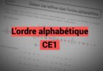 Ordre alphabétique CE1