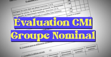 Evaluation CM1 groupe nominal