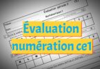 Évaluation numération ce1