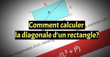 Comment calculer la diagonale d’un rectangle