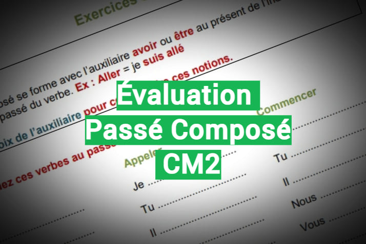 Évaluation passé composé CM2