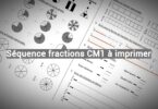 Séquence fractions cm1 à imprimer