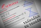 exercices sur le théorème de Thalès