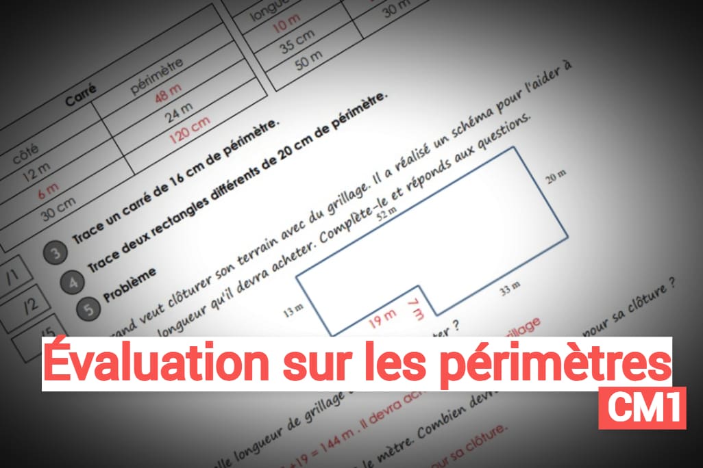 évaluation périmètres CM1