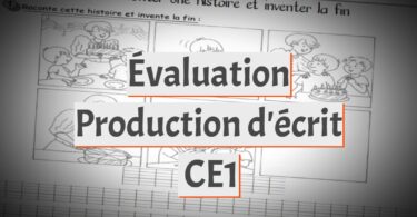 évaluation production d'écrit ce1