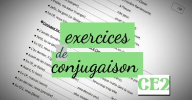 exercices de conjugaison ce2