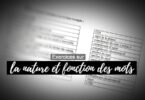 exercices sur la nature et fonction des mots