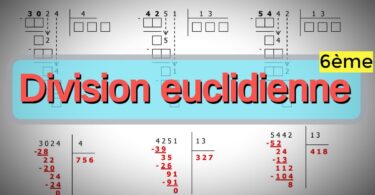 division euclidienne 6ème