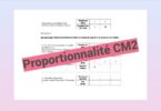 exercices proportionnalité cm2