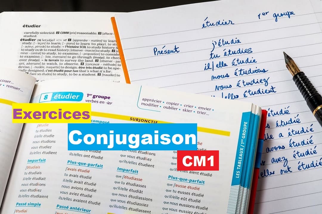 exercice conjugaison cm1 avec corrigé