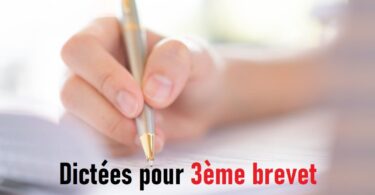 Dictée pour 3ème brevet