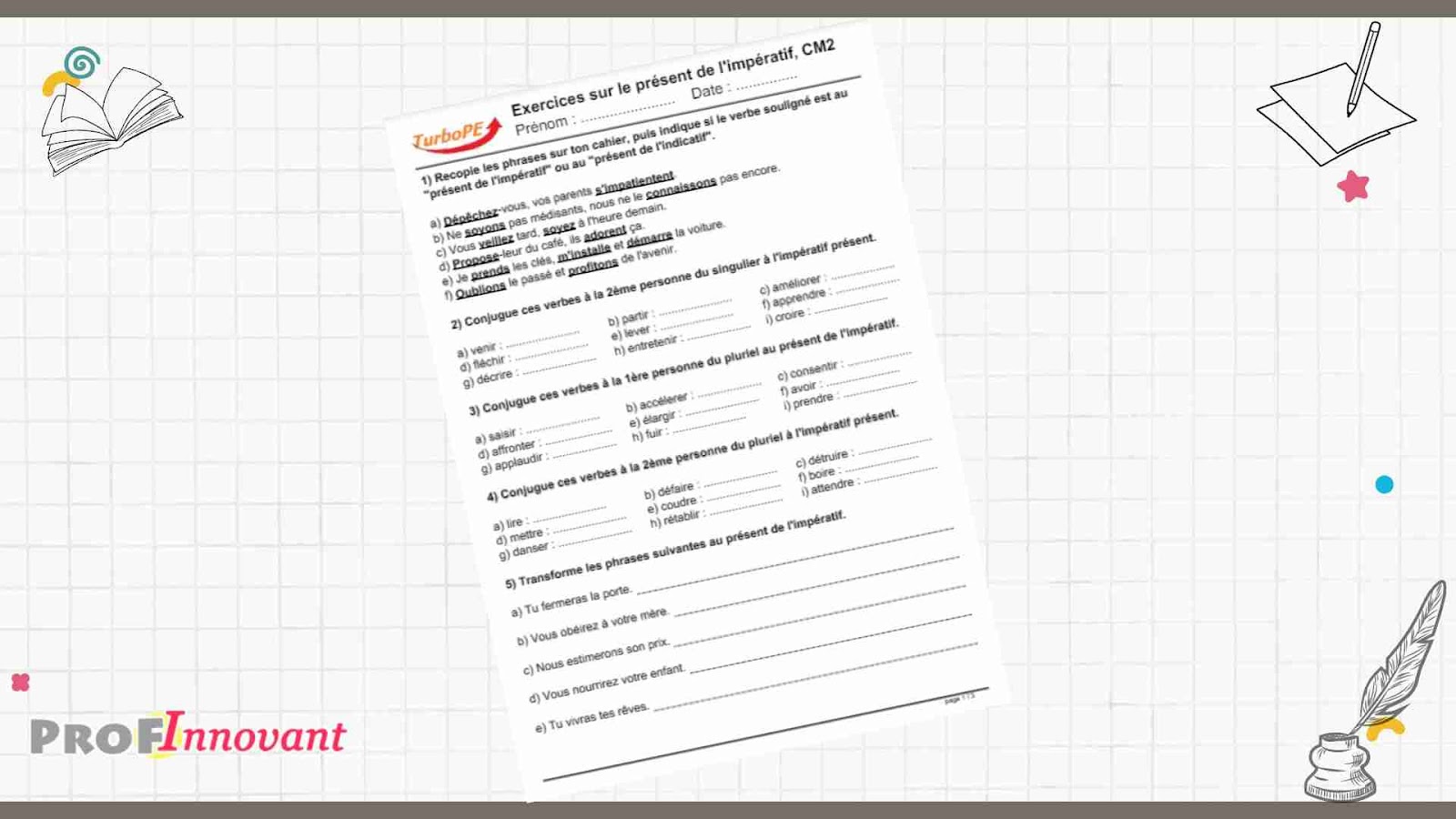 L'impératif présent  CM2