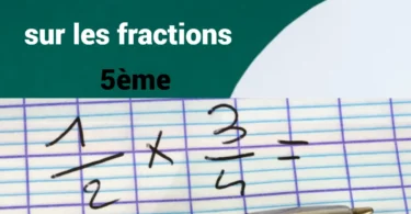 Exercices sur les fractions en 5ème